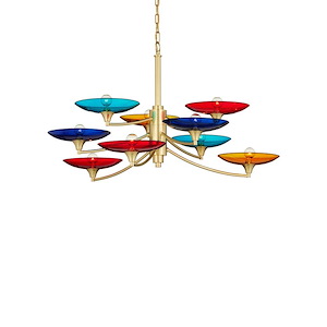Veneto - 9 Light Medium Chandelier-23.5 Inch Tall and 41 Inch Wide - 1394488