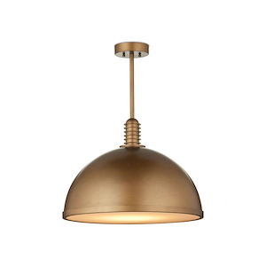 Cupola - 23W 1 LED Medium Pendant-18 Inch Tall and 24 Inch Wide - 1394492