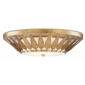 Floris - 17W 1 LED Flush Mount-5.5 Inches Tall and 22 Inches Wide