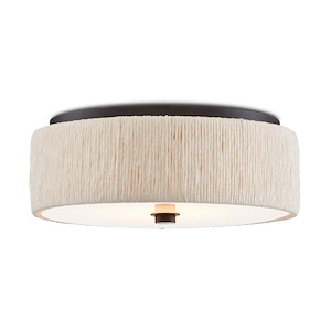Tyrone - 1 Light Flush Mount-5.5 Inches Tall and 14 Inches Wide