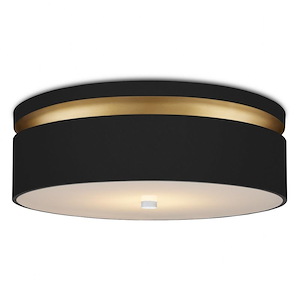 Serenity - 1 Light Flush Mount-6.5 Inches Tall and 18.5 Inches Wide