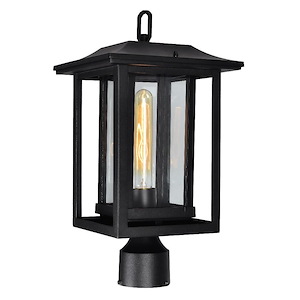 Winfield - 1 Light Outdoor Post Lantern Head-17 Inches Tall and 8.8 Inches Wide