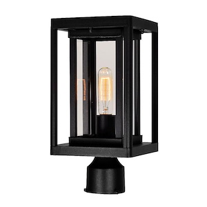 Mulvane - 1 Light Outdoor Post Lantern Head-14.3 Inches Tall and 7 Inches Wide - 1276920