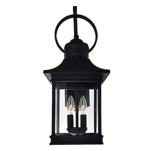 Cleveland - 2 Light Outdoor Wall Lantern-21.6 Inches Tall and 9 Inches Wide - 1268350