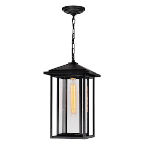 Crawford - 1 Light Outdoor Hanging Pendant-17.1 Inches Tall and 9 Inches Wide - 1276922