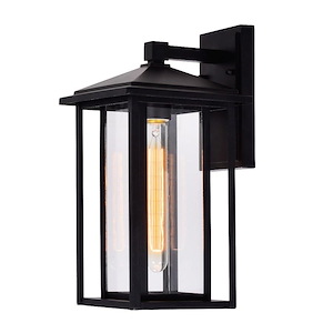 Crawford - 1 Light Outdoor Wall Lantern-14.7 Inches Tall and 8.4 Inches Wide - 1276925