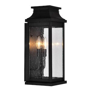Milford - 2 Light Outdoor Wall Lantern-18.25 Inches Tall and 7.75 Inches Wide - 1276931