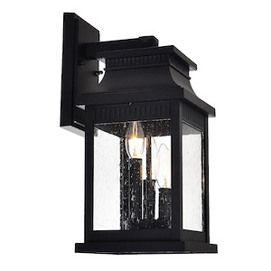 Milford - 3 Light Outdoor Wall Lantern-16 Inches Tall and 9 Inches Wide - 1276934