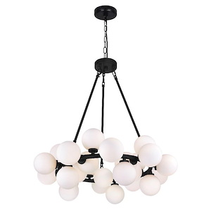 Arya - 175W 25 LED Chandelier-26 Inches Tall and 26 Inches Wide