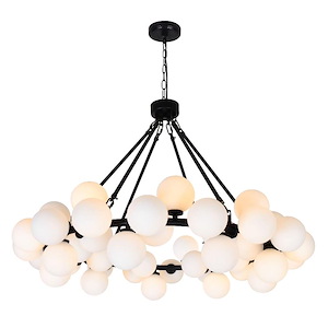 Arya - 315W 45 LED Chandelier-27 Inches Tall and 39 Inches Wide