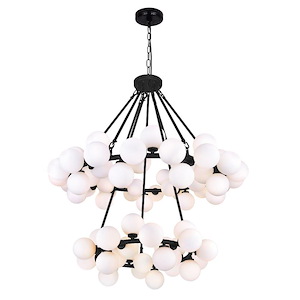 Arya - 490W 70 LED Chandelier-42 Inches Tall and 39 Inches Wide