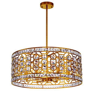 Belinda - 6 Light Chandelier-10 Inches Tall and 23 Inches Wide - 1276945