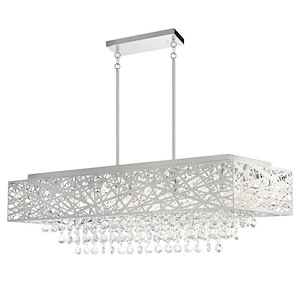 16 Light Chandelier with Chrome Finish