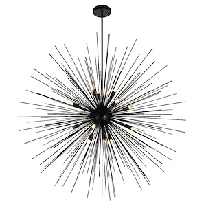 Savannah - 14 Light Chandelier-40 Inches Tall and 40 Inches Wide