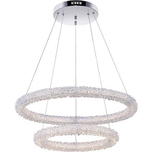 LED Chandelier with Chrome Finish - 901058