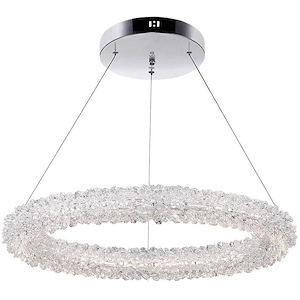 LED Chandelier with Chrome Finish - 901059