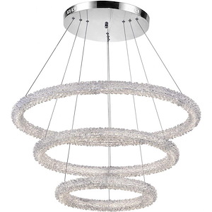 LED Chandelier with Chrome Finish - 901060