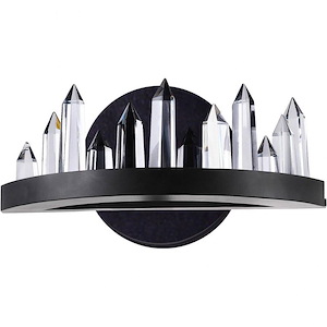 LED Wall Sconce with Black Finish - 901070