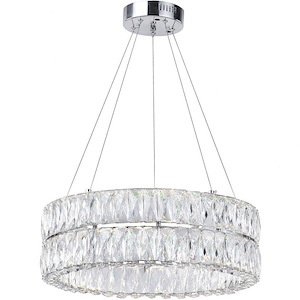 LED Chandelier with Chrome Finish - 901071