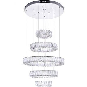 LED Chandelier with Chrome Finish - 901072