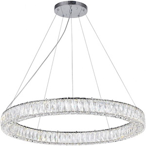 LED Chandelier with Chrome Finish - 901074