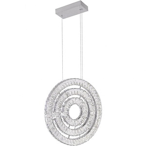 LED Chandelier with Chrome Finish - 901078