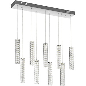 LED Chandelier with Chrome Finish - 901080