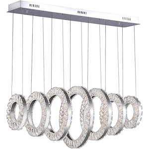 LED Chandelier with Chrome Finish - 901082