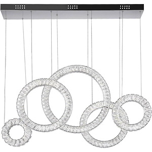 LED Chandelier with Chrome Finish - 901083