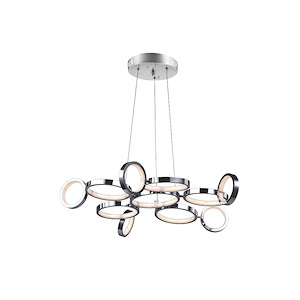 Colette - 48W LED Chandelier-5 Inches Tall and 28 Inches Wide