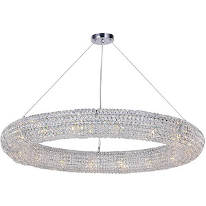 16 Light Chandelier with Chrome Finish