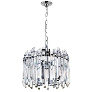 4 Light Chandelier with Chrome Finish - 901105