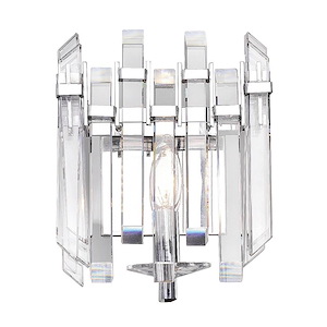 1 Light Wall Sconce with Chrome Finish