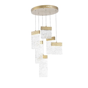 Carolina - 50W LED Down Chandelier-22 Inches Tall and 16 Inches Wide - 1276964