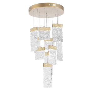 Carolina - 85W LED Down Chandelier-22 Inches Tall and 20 Inches Wide - 1276965