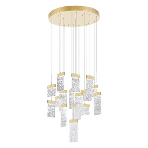 Carolina - 140W LED Down Chandelier-22 Inches Tall and 32 Inches Wide - 1276967