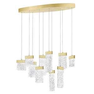 Carolina - 85W LED Down Chandelier-22 Inches Tall and 12 Inches Wide - 1342891