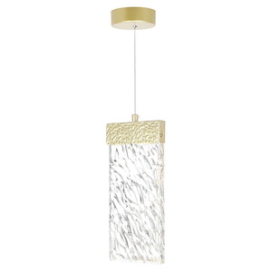 Carolina - 9.5W LED Down Pendant-13 Inches Tall and 1 Inches Wide - 1342892