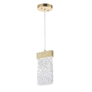Carolina - 9.5W LED Down Pendant-10 Inches Tall and 1 Inches Wide - 1276969