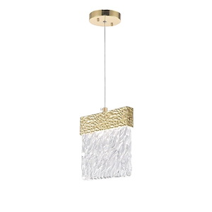 Carolina - 6.5W LED Down Pendant-7 Inches Tall and 1 Inches Wide - 1276971