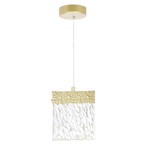 Carolina - 6.5W LED Down Pendant-7 Inches Tall and 1 Inches Wide - 1276971