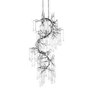 Anita - 12 Light Down Chandelier-60 Inches Tall and 18 Inches Wide
