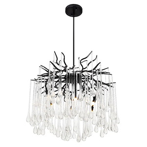 Anita - 6 Light Down Chandelier-16 Inches Tall and 26 Inches Wide - 1276973