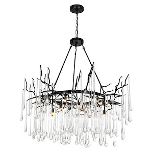 Anita - 12 Light Down Chandelier-45 Inches Tall and 43 Inches Wide - 1276974