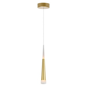 Andes - 5W LED Down Mini Pendant-18 Inches Tall and 2 Inches Wide