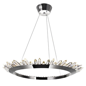 Arctic Queen - 25W LED Up Chandelier-3 Inches Tall and 32 Inches Wide - 1276987
