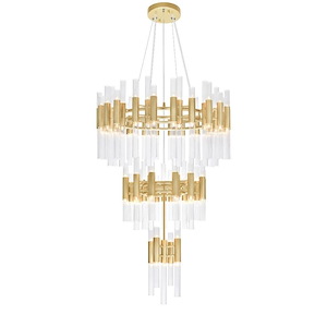 Orgue - 615W 123 LED Down Chandelier-42 Inches Tall and 32 Inches Wide - 1276991