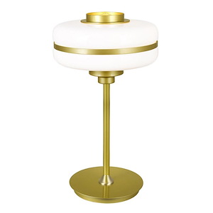 1 Light Table Lamp with Pearl Gold Finish