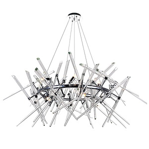 Icicle - 12 Light Chandelier-18 Inches Tall and 42 Inches Wide - 1277009