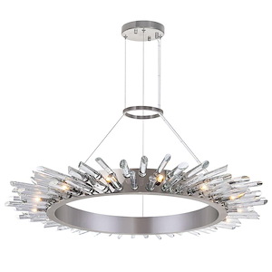 Thorns - 15 Light Chandelier-4 Inches Tall and 39 Inches Wide - 1277017